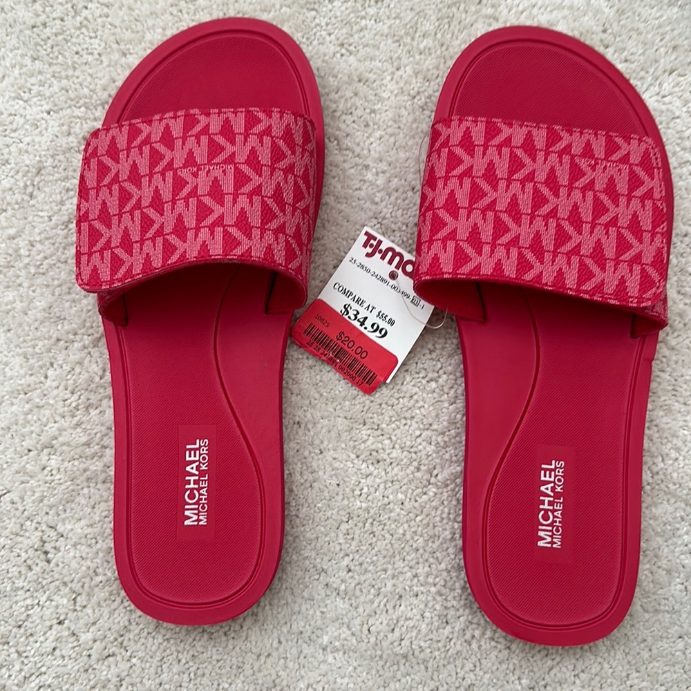 NWT Michael Kors Slides